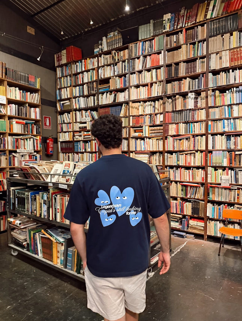 Camiseta Azul Cupid's lover Azul claro