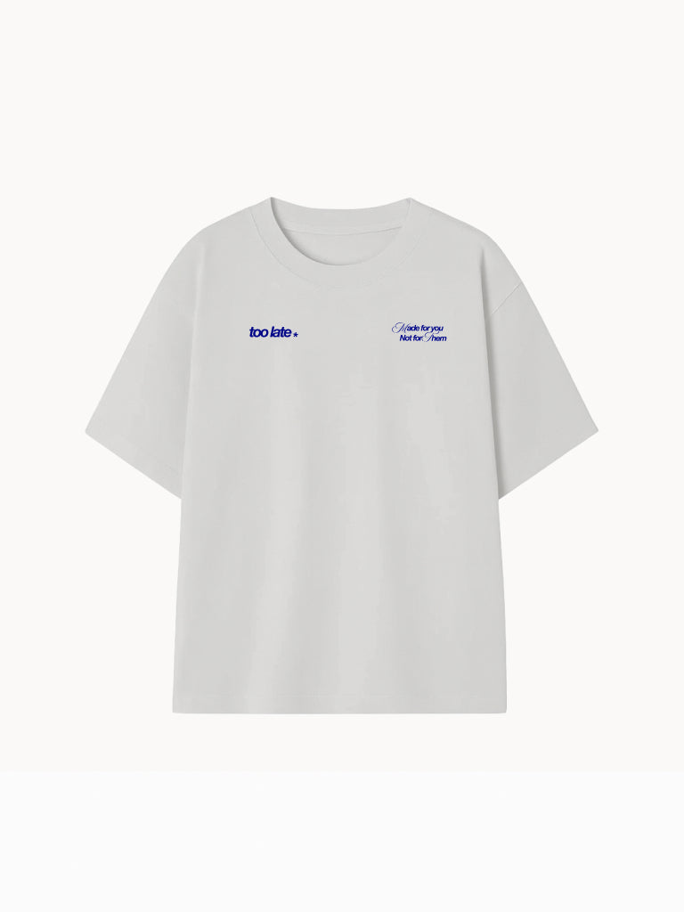 Camiseta Gris Midnight Rebels Azul