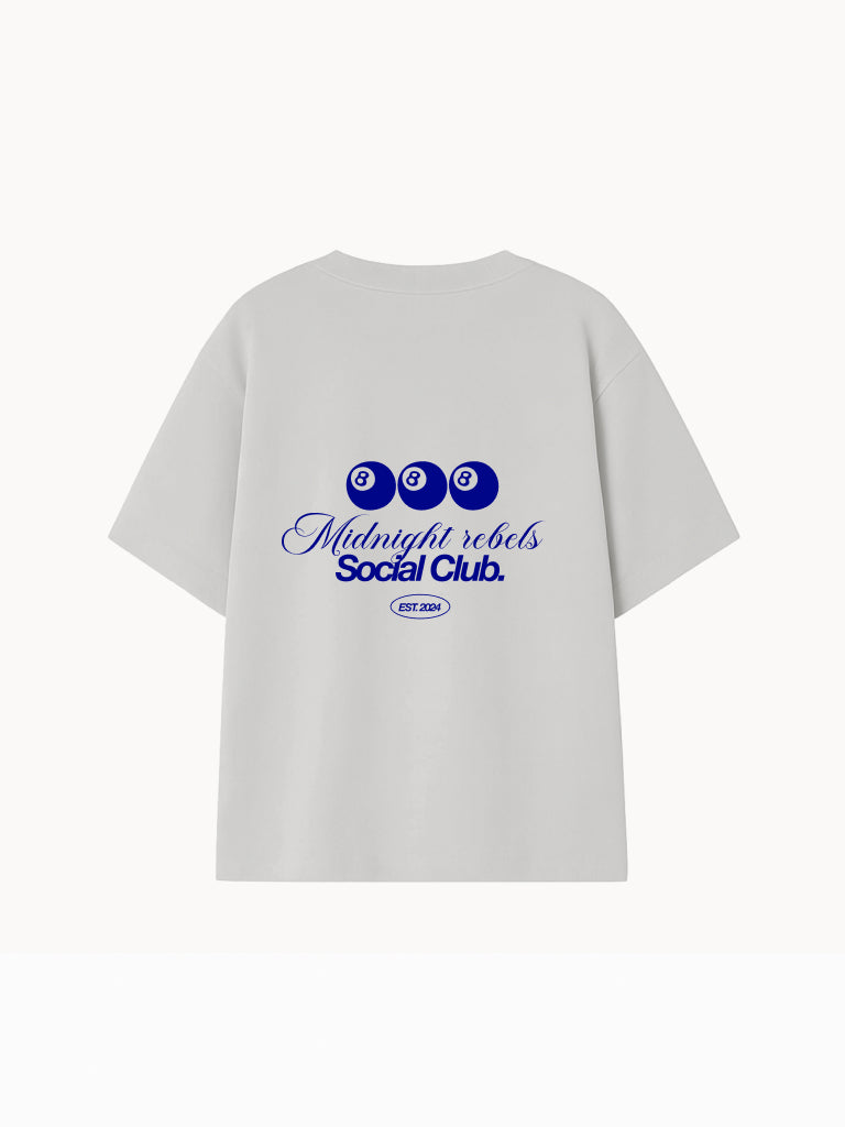 Camiseta Gris Midnight Rebels Azul