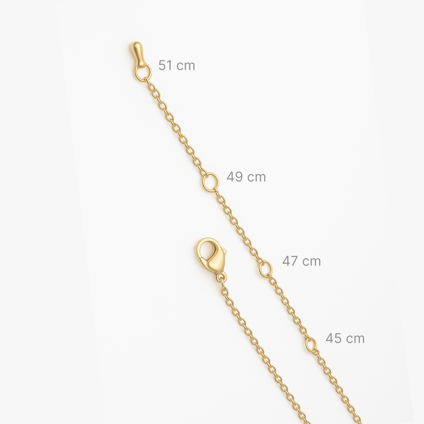 Collar personalizable dorado