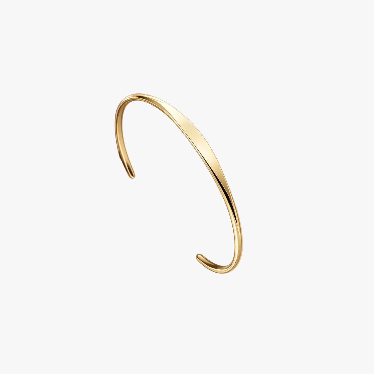 Brazalete personalizable dorado