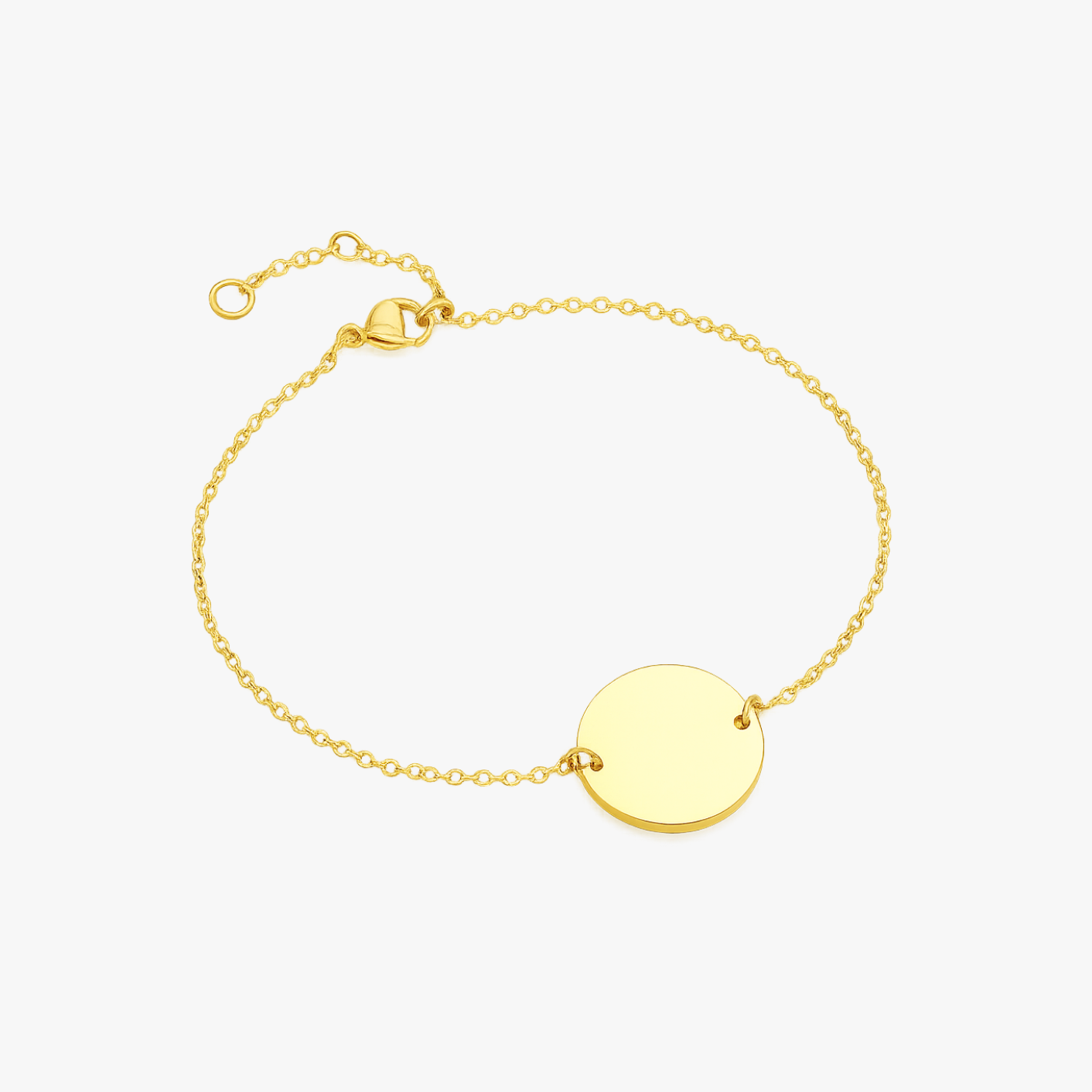 Pulsera regulable dorada