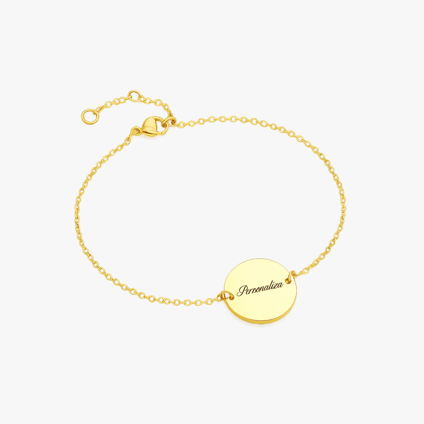 Pulsera regulable dorada