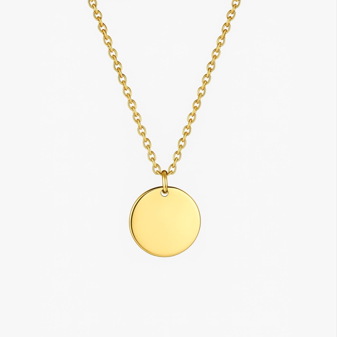 Collar personalizable dorado