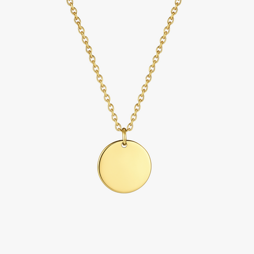 Collar personalizable dorado