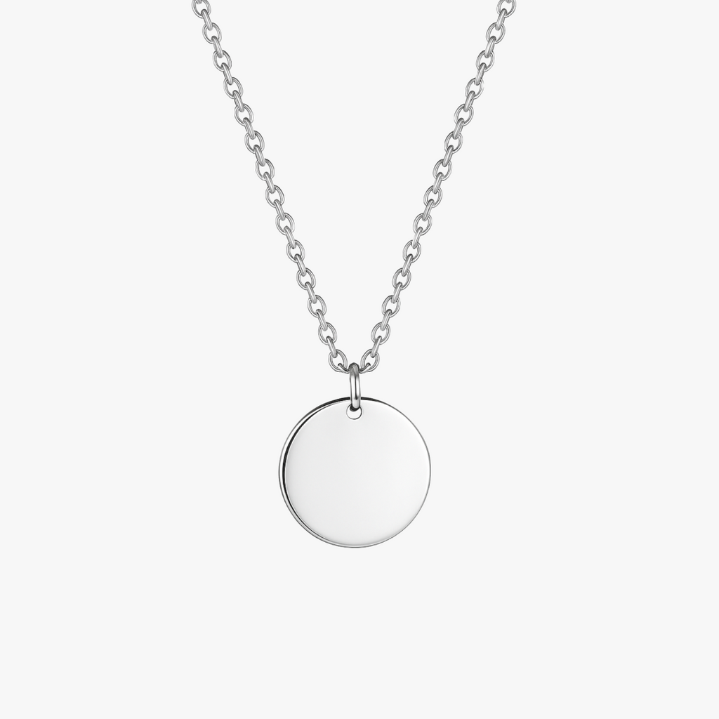 Collar personalizable plateado