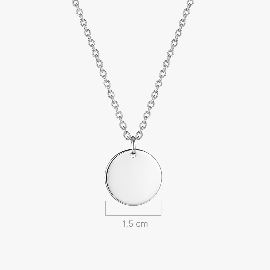 Collar personalizable plateado