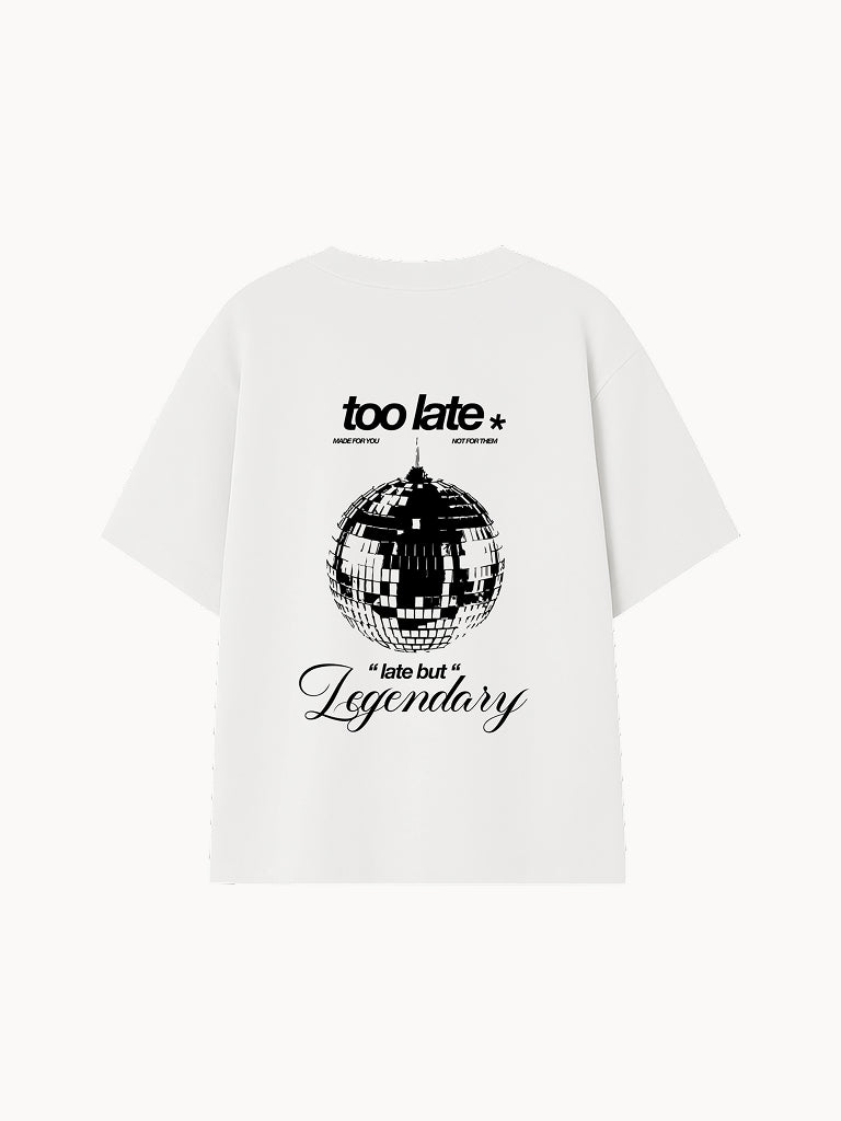 Camiseta Blanca Legendary Negro