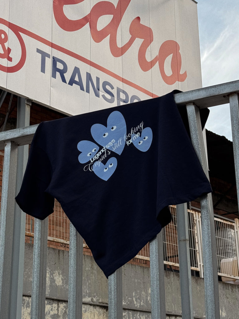 Camiseta Azul Cupid's lover Azul claro